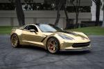 Chevrolet Corvette Convertible Gold on Forgiato Wheels (GTR) 2019 года